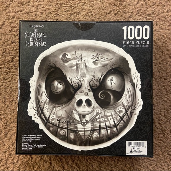 COPY - New Disney Parks 1000 Piece Jigsaw Puzzle Nightmare Before Christmas Jack - Picture 2 of 5